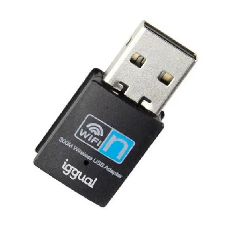 iggual Adaptador USB Wifi 300 Mbps 2.4GHz