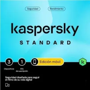 Kaspersky Antivirus Móvil 3 Dispositivos 1 Año - Caja