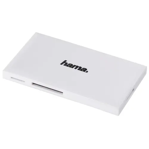 Hama Lector de Tarjetas CompactFlash, SD y Micro-SD con Conexión USB-A, Blanco