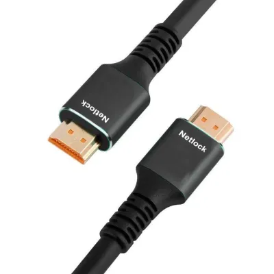 Netlock Cable HDMI V2.1 M-M 8K@60Hz 48Gbps 10M
