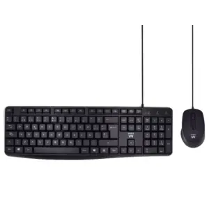 Ewent EW3006 Kit Teclado y Ratón Silencioso para Escritorio