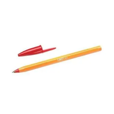 Bic Bolígrafo Naranja Original Fine Rojo - Caja 20 Unidades