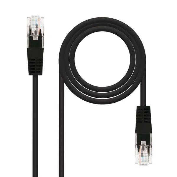 Nanocable Cable De Red Latiguillo Rj45 Cat.6 Utp Awg24 3M - Color Negro