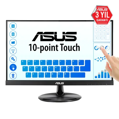 Asus Monitor Táctil 21.5" LED IPS Full HD 1080p 10 Puntos Táctiles HDMI VGA VESA