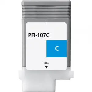 Canon PFI107 Cyan Cartucho de Tinta Compatible Reemplazo PFI107C/6706B001