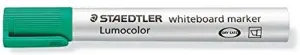 Staedtler Lumocolor 351 Marcador para Pizarra Blanca Verde - Punta Biselada 2-5mm