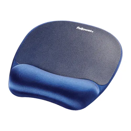 Fellowes Alfombrilla con Reposamuñecas de Espuma Memory Foam Color Zafiro