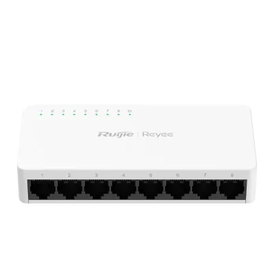 Ruijie Networks Reyee RG-ES08G-L Switch 8 Puertos Gigabit RJ45 Plástico