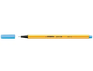 Stabilo Point 88 Rotulador Punta Fina 0.4 mm Tinta Agua Color Azul Celeste
