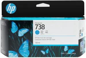 HP Cartucho de Tinta Original Cyan 498N5A - 738