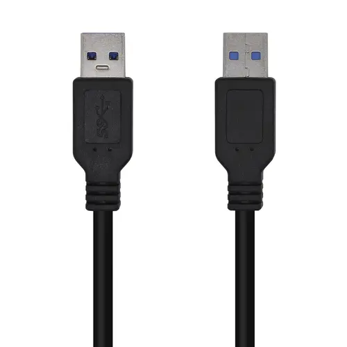 Aisens Cable Usb 3.0, Tipo A/M-A/M, Negro, 2.0M