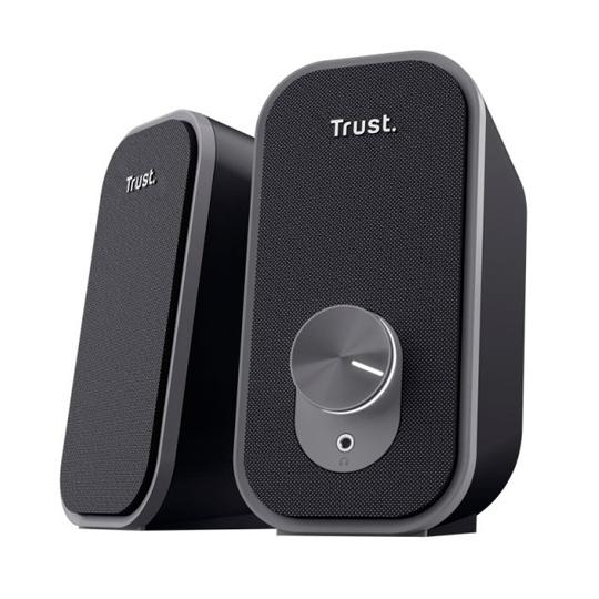 Trust Altavoces Ador 2.0 Rms 12W Max Autoalimentado Usb Conexion Y Conexion Jack 3.5 Mm Negro