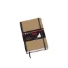Dohe Cuaderno Cartone 96 Hojas 80gr Tapa Tres Piezas Cierre Gomas Cinta Registro