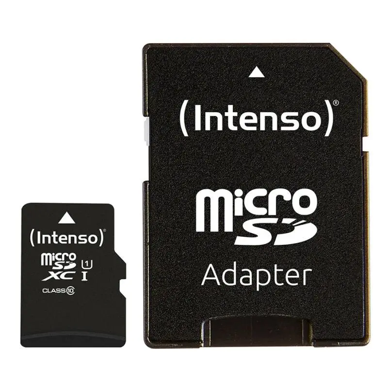 Intenso Micro SD UHS-I Premium 64GB con Adaptador - Pack de 3