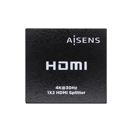 Aisens Duplicador HDMI 4K@30Hz 1x2 con Alimentación Negro