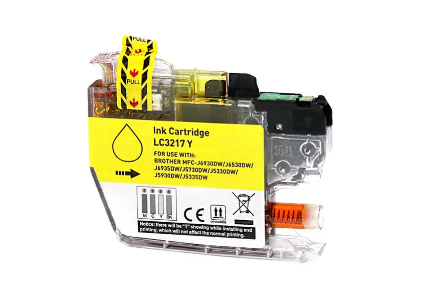 Brother Lc3217 Amarillo Cartucho De Tinta Generico - Reemplaza Lc3217Y