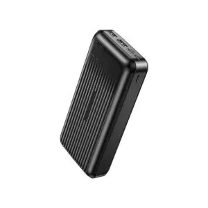 XO Powerhouse 20000mAh - Cargador Portátil con Pantalla LCD, USB x2, Carga Rápida, Resistente, Negro