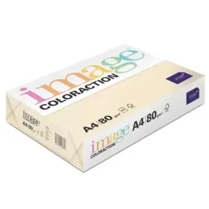 IMAGE PAPEL REPROGRÁFICO COLORACTION DIN A4 80GR PAQUETE 500H DUNE/SALMÓN ARENA -CAJA 5 UD-