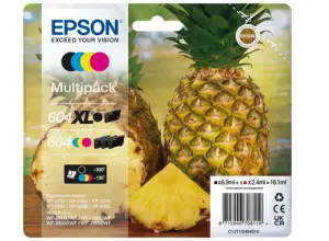 Epson 604XL Pack de 4 Cartuchos de Tinta Originales