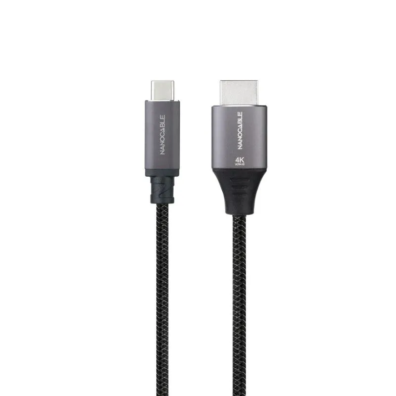 Nanocable Cable Usb-C/M -Hdmi/M 2.0 4K 60Hz 1.8M