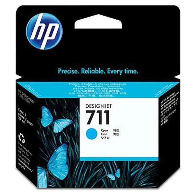 HP Tinta Cian Nº 711 para DesignJet T120/T520