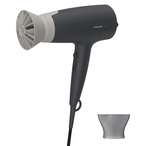 Secador De Pelo Philips Bhd351/10 3000 Series Sistema Thermoprotect 2100W Color Negro