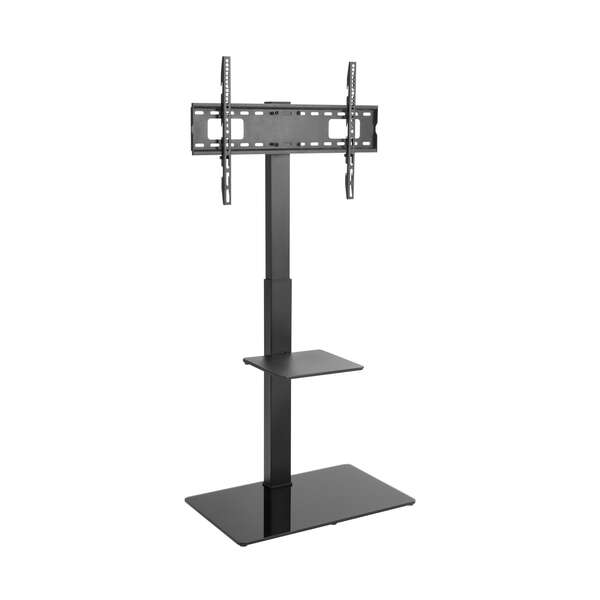 Aisens Soporte De Suelo Con Bandeja Dvd (37"-70", 40Kg) - Color Negro