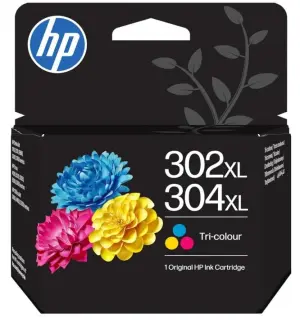 HP Cartucho de Tinta Color Original 302XL/304XL - B7RT8AE/F6U67AE/N9K07AE