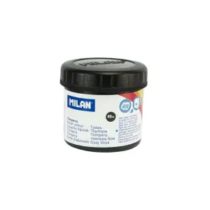 Milan Bote de Témpera 40ml Secado Rápido Mezclable Color Negro