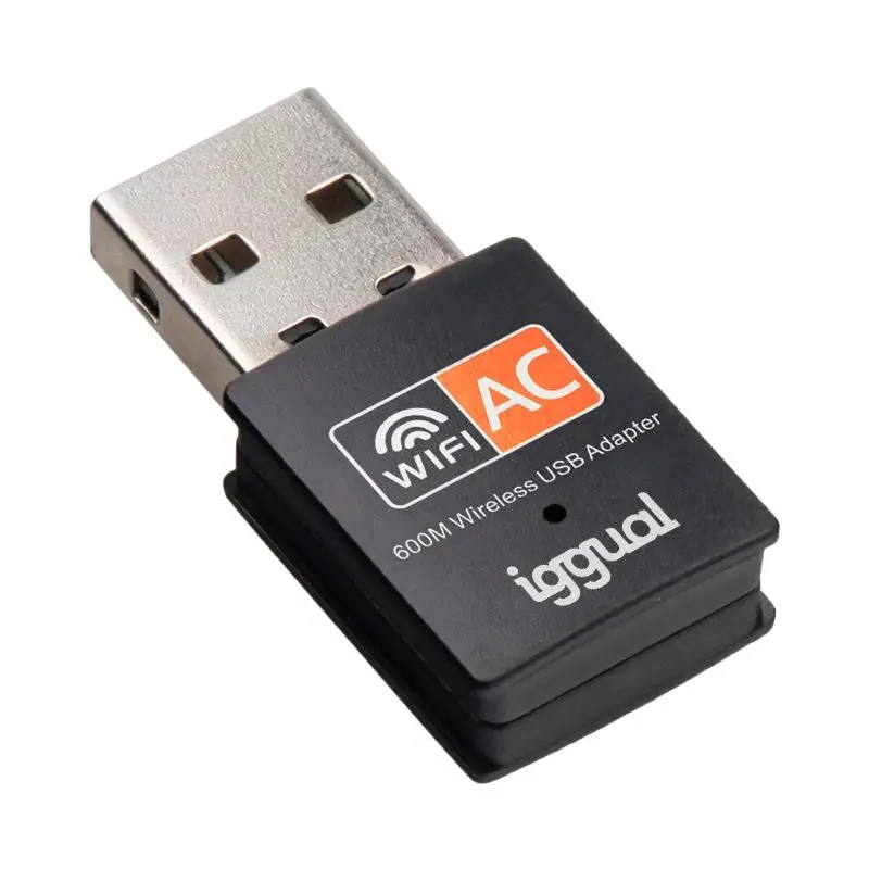 iggual Adaptador USB Wifi 600 Mbps Doble Banda 2.4G/5G