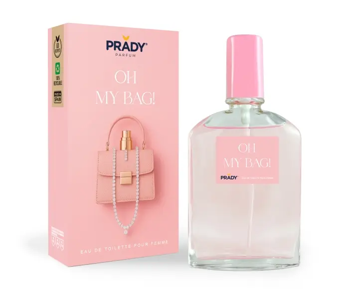 Prady Colonia De Mujer Oh My Bag - Frasco De 90 Ml - Spray Pulverizador