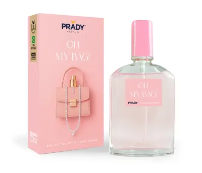 Prady Colonia de Mujer Oh My Bag - Frasco de 90 ml - Spray Pulverizador