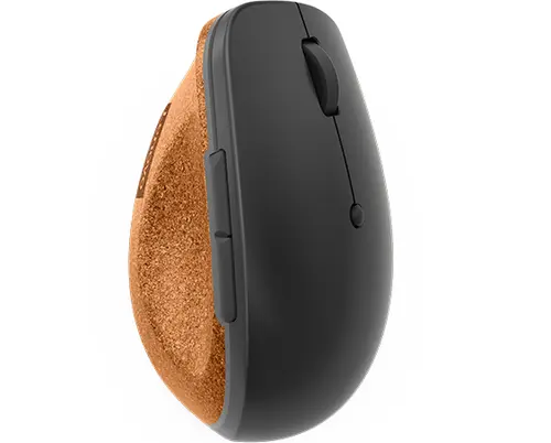 Mouse Lenovo Go Wireless Ergonomico  6 Botones Hasta 2400Dpi Gris