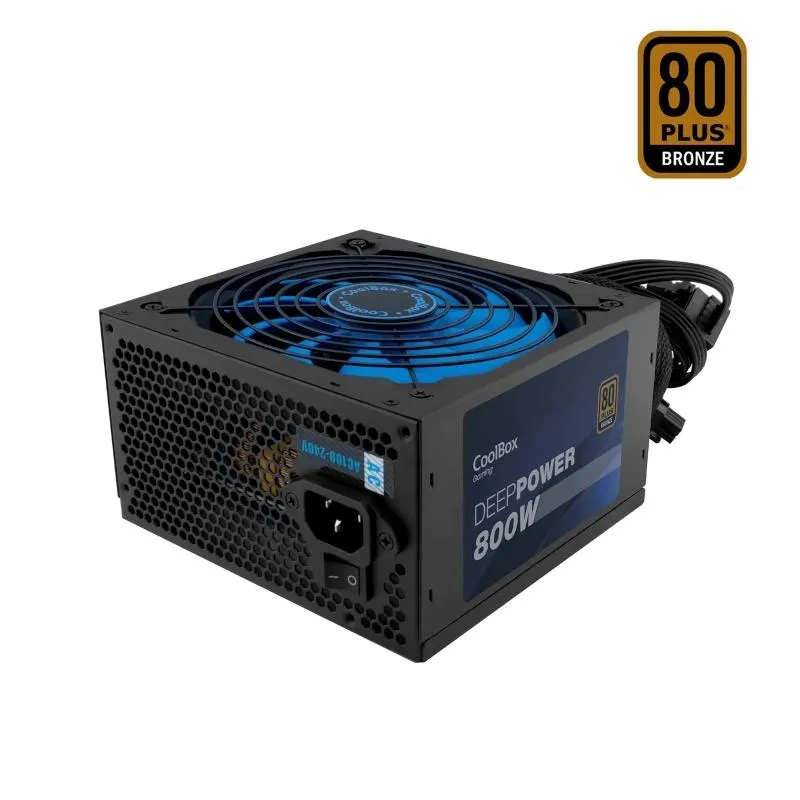 Coolbox DG-PWS800-85B Fuente De Alimentación 80W Full Range 80 Plus Bronze