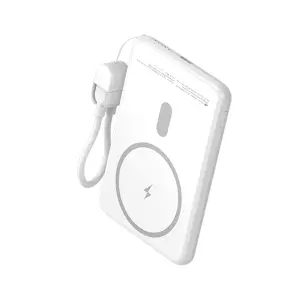 Leotec Power Bank Inalámbrico 5000mAh 20W Blanco