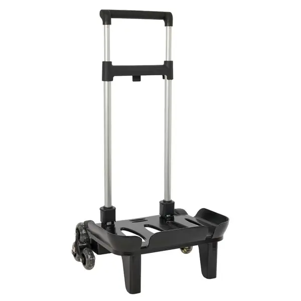 Safta Carro Portamochilas Triple Rueda Resistente 320x235x880mm Color Negro