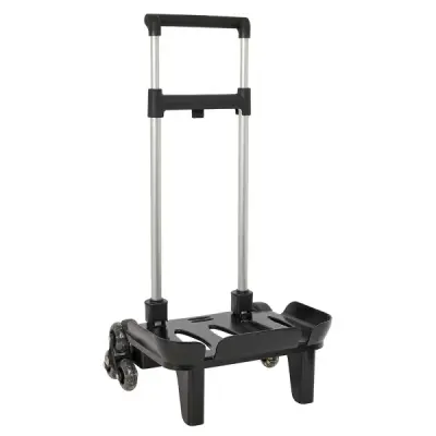 Safta Carro Portamochilas Triple Rueda Resistente 320x235x880mm Color Negro