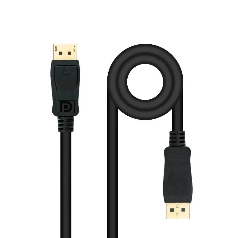 Nanocable Cable DisplayPort 1.4 DP/M-DP/M 1m Soporta Resoluciones 8K Color Negro