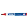 Milan Rotulador Permanente Punta Redonda Ø4mm Rojo Caja 12 Unidades