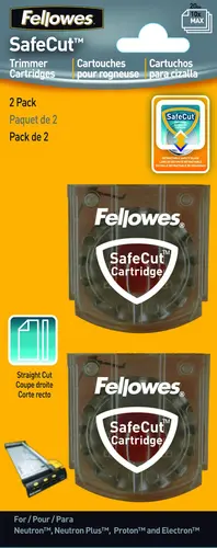 Fellowes Cuchillas Corte Recto Para Cizalla Pack 2 Unidades