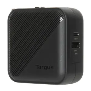 Targus Cargador Universal APA803GL Negro con Carga Rápida AC para Móviles