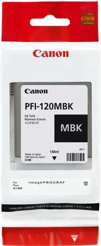 Canon PFI120 Cartucho de Tinta Original Negro Mate