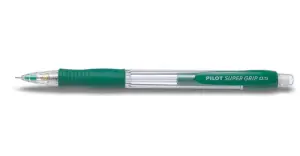 PILOT PORTAMINAS H-185 SUPERGRIP 0.5 CON GOMA VERDE