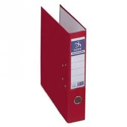 DOHE ARCHIVADOR PALANCA ARCHICOLOR A4 LOMO ANCHO RADO CARTÓN FORRADO PP ROJO