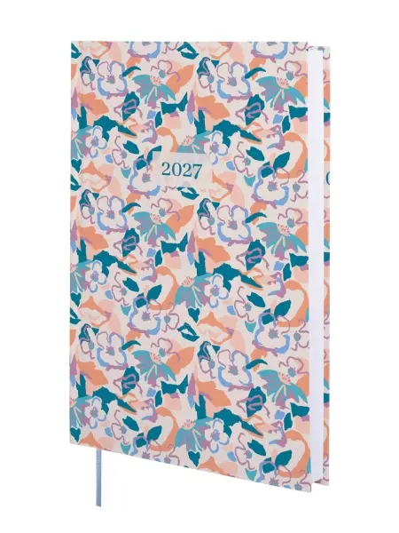Finocam Agenda Profesional Anual 2027 - 1 Día por Página - Formato Y10 - 140x204mm - Tapa Dura Malva