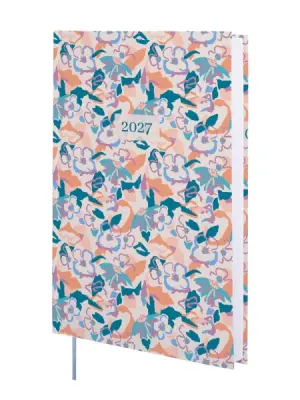 Finocam Agenda Profesional Anual 2027 - 1 Día por Página - Formato Y10 - 140x204mm - Tapa Dura Malva