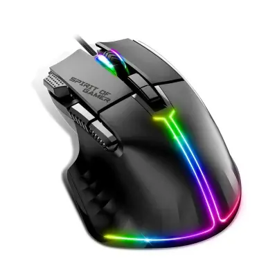 Spirit of Gamer Ratón Pro M5 Negro
