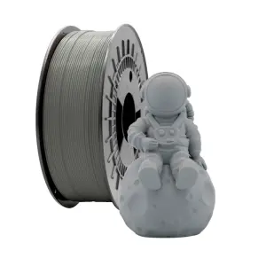 3D Filamento 3D PLA Mate 1.75mm 1kg Bobina Color Gris Oscuro