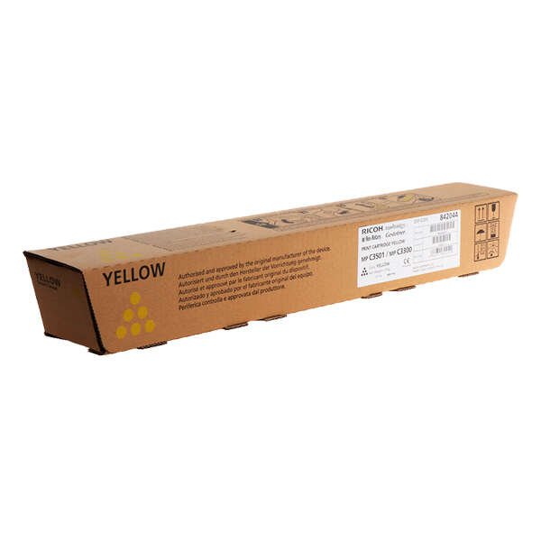 Ricoh Aficio Mp-C2800/Mp-C3300/Mp-C3001/Mp-C3501 Amarillo Cartucho De Toner Original - 841125/842044/841425