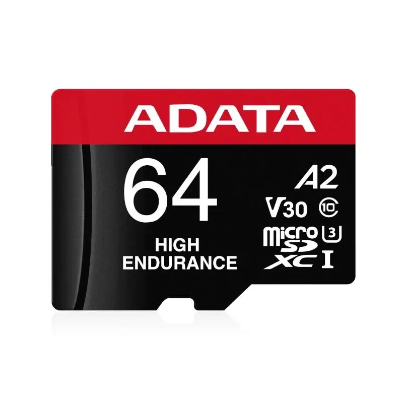 A-DATA High Endurance microSDXC UHS-I 64GB V30 A2